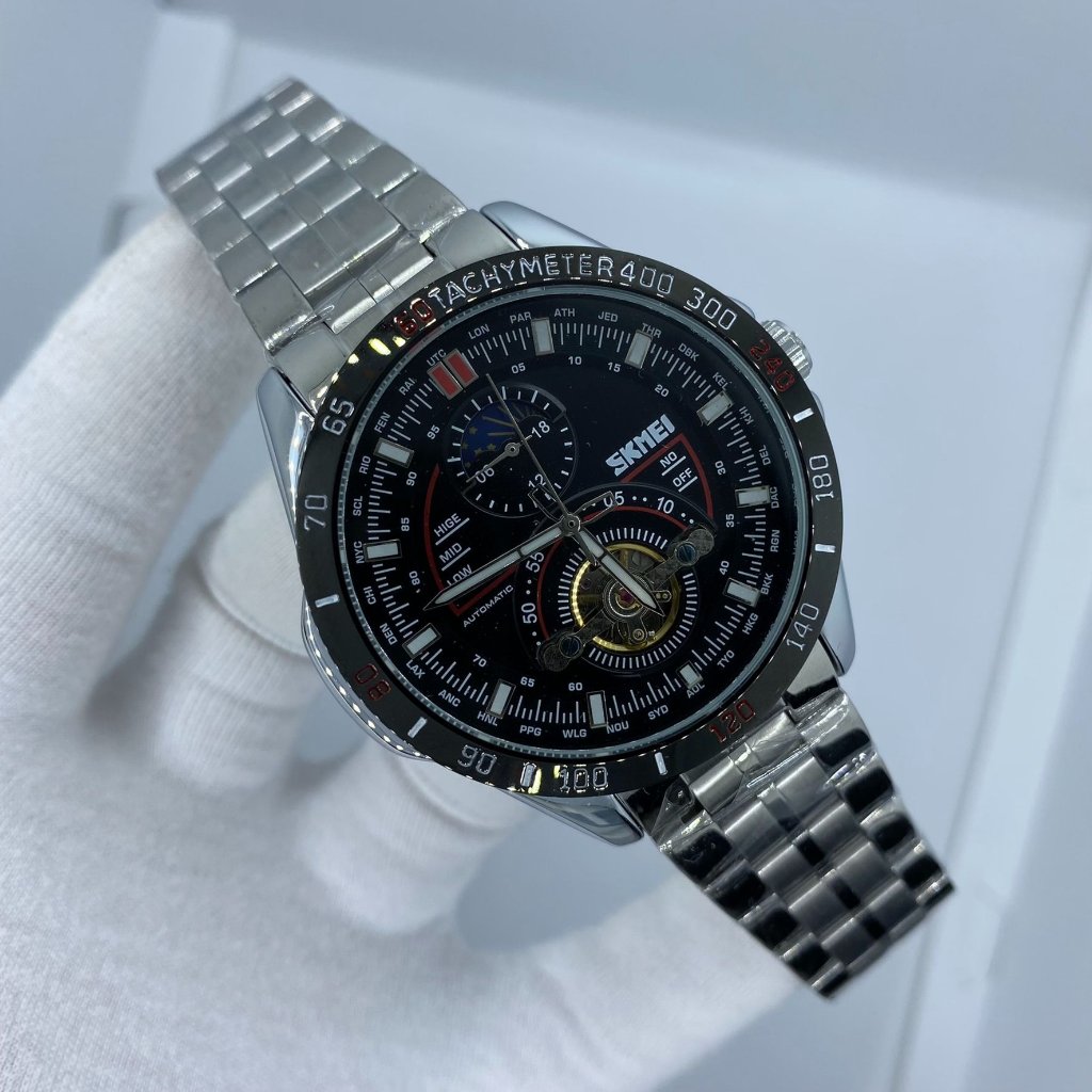 100m Waterproof Stainless Steel Watches Sapphire Chronograph